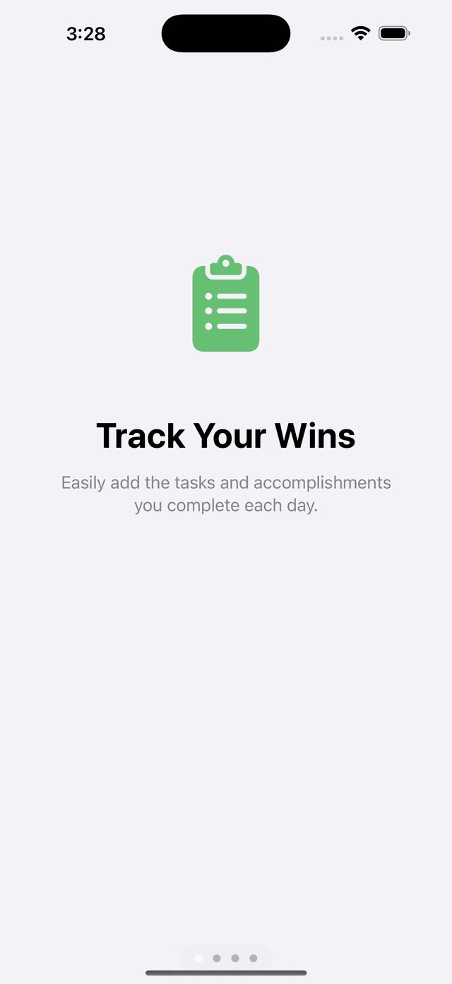 DailyDoneList screenshot 1