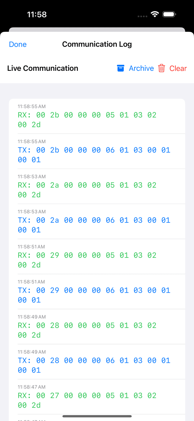 Modbus TCP Client screenshot 3